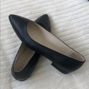 Yoox leather ballet flats